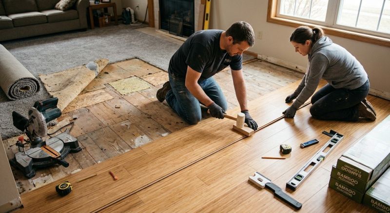 Bamboo Flooring Installation in Conifer, CO