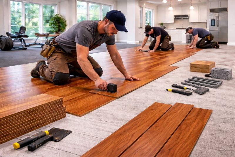 Cherry Floor Installation in Arvada, CO