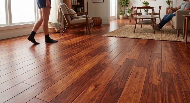 Cherry Floor Installation in Conifer, CO