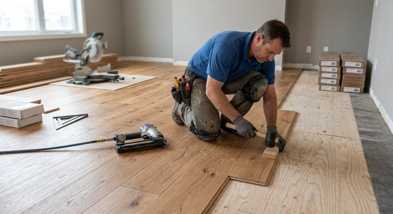 Finished Floor Installation in Conifer, CO