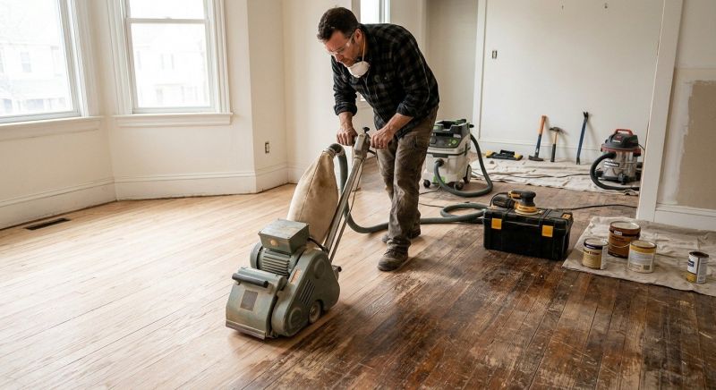 Hardwood Floor Renovation in Conifer, CO