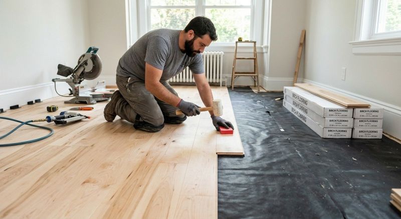 Maple Flooring Installation in Bailey, CO