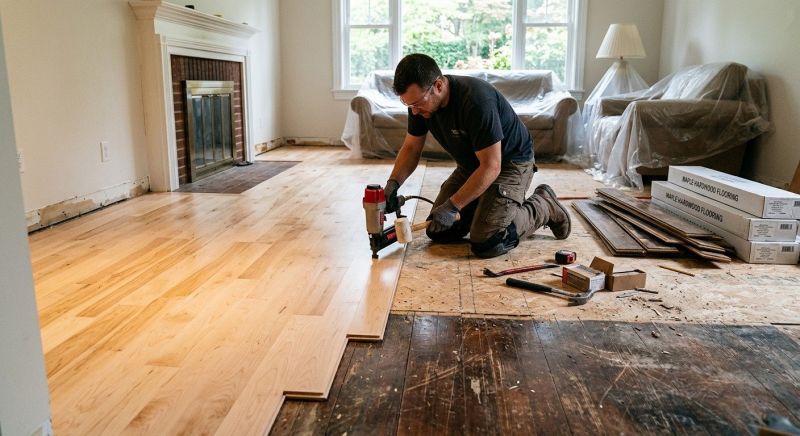 Maple Flooring Installation in Evergreen, CO