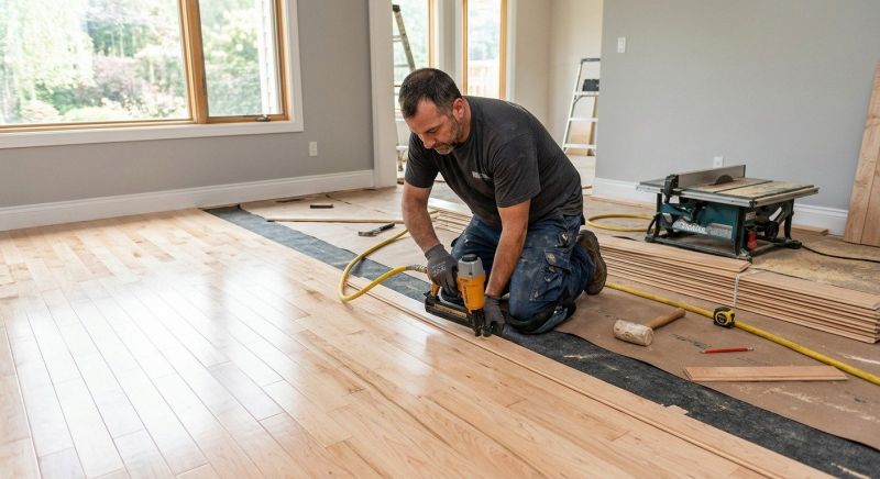 Maple Flooring Installation in Sedalia, CO