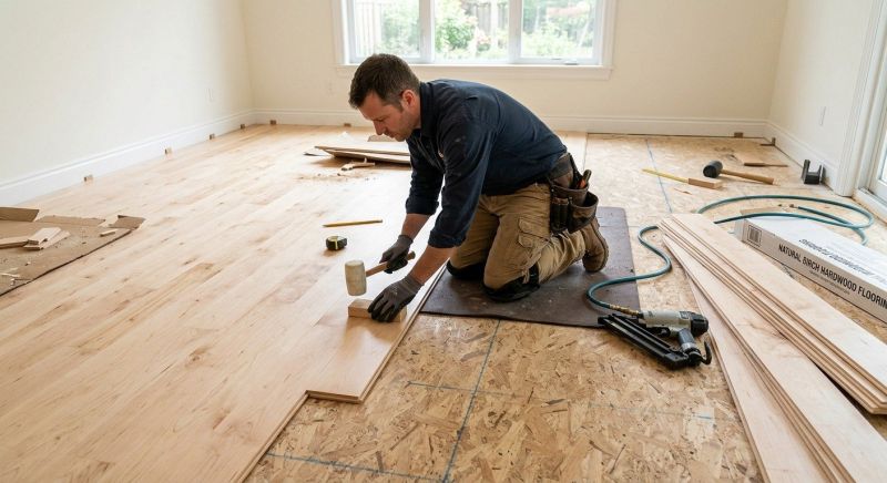 Maple Flooring Installation in Sedalia, CO