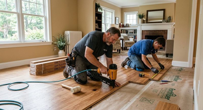 Oak Floor Installation in Clear Creek County, CO