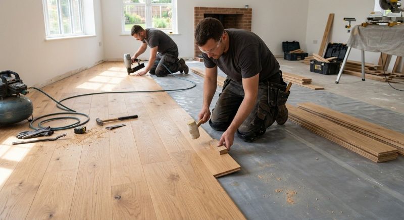 Oak Floor Installation in Douglas County, CO