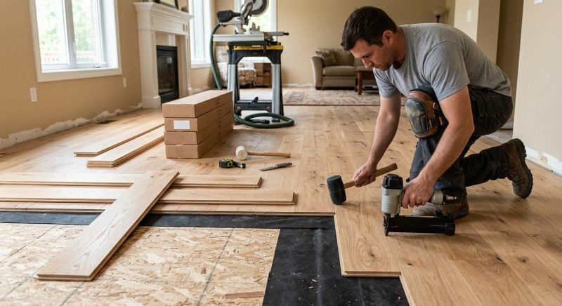 Oak Floor Installation in Englewood, CO