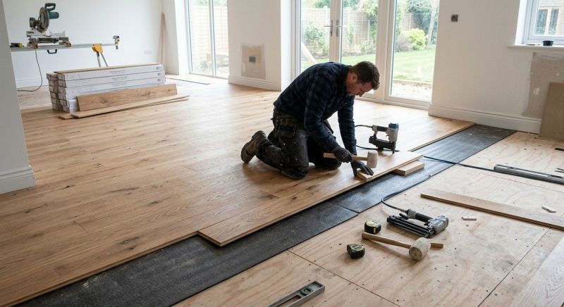 Oak Floor Installation in Golden, CO