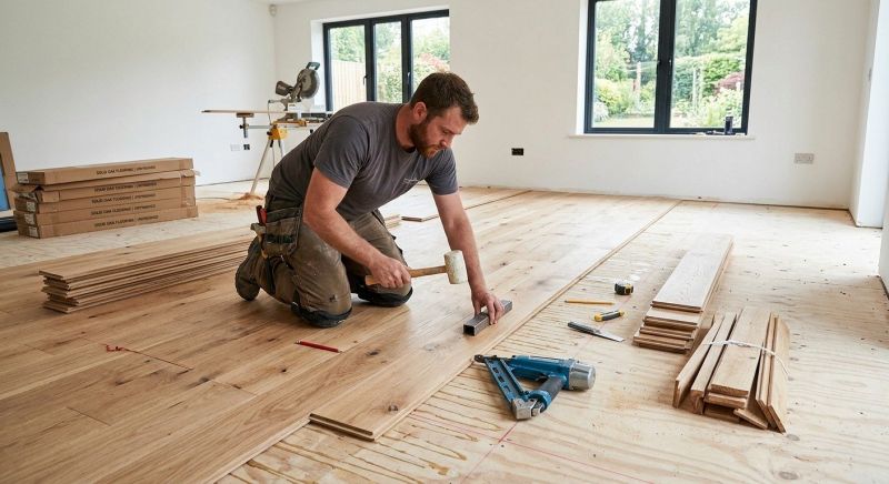 Oak Floor Installation in Conifer, CO