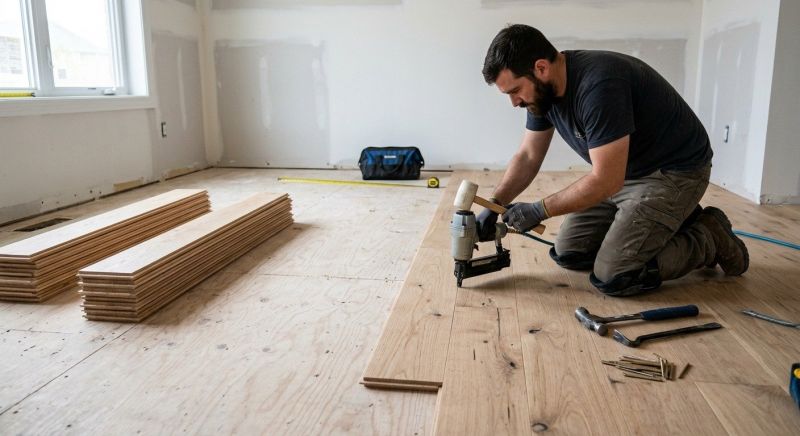 Oak Floor Installation in Littleton, CO