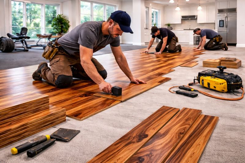 Teak Flooring Installation in Conifer, CO