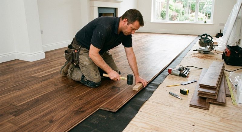 Walnut Flooring Installation in Conifer, CO